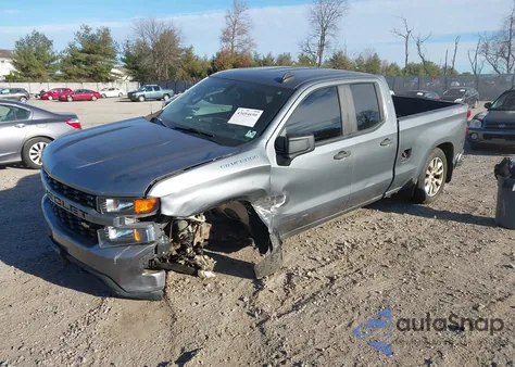 2019 Chevrolet Silverado 1500 Custom z USA, uszkodzony, nr VIN 1GCRYBEH1KZ251747